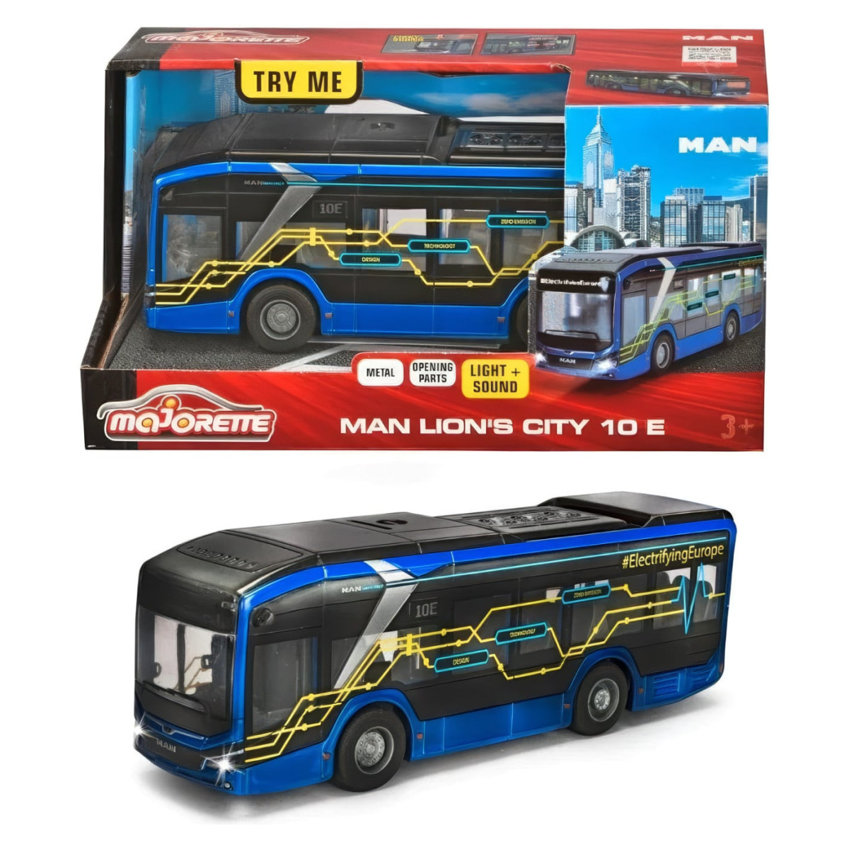 Bus Simba MAN Lion's City Majorette 213743008 - Image 3