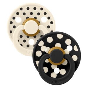 Duda Bibs Studio Colour Polka Black/Ivory Veličina 2 12034101 - Image 1