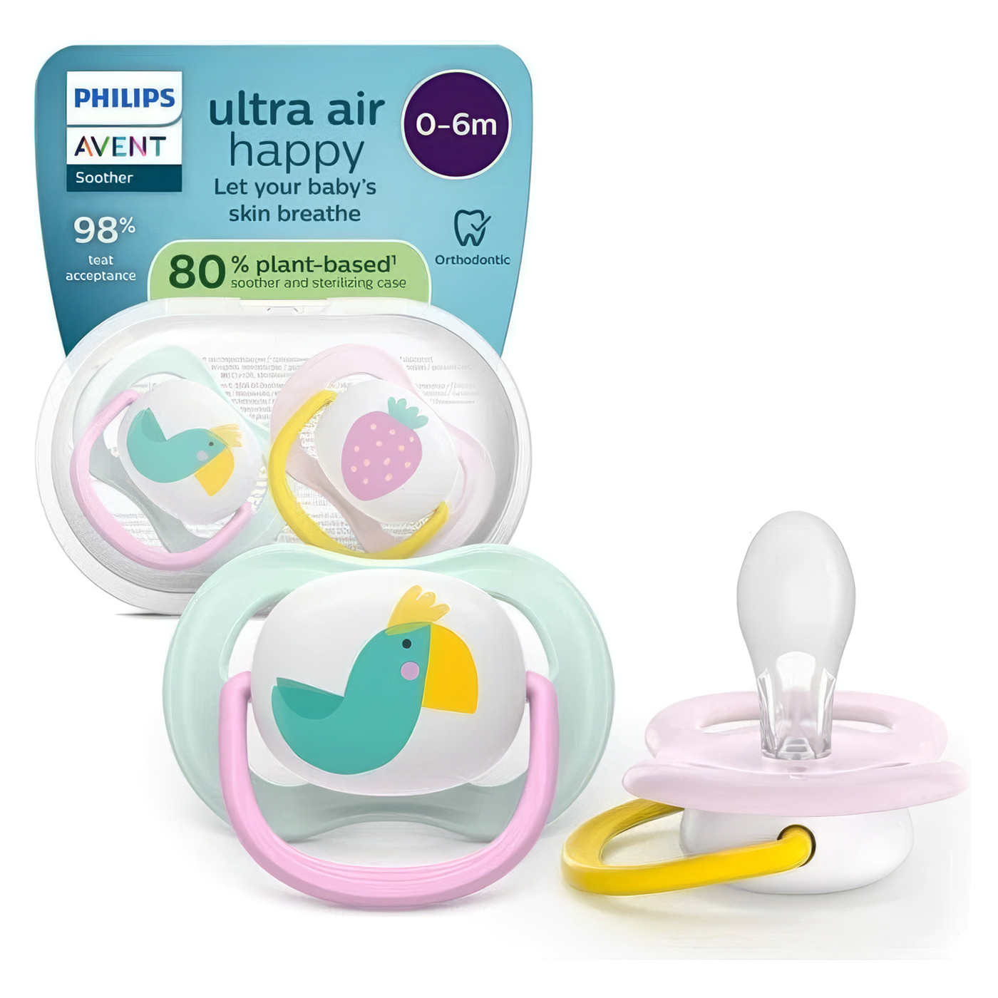 Duda Varalica Philips Avent Ultra Air Girl Collection 0-6Mj (2Kom) - Image 5