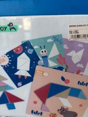 Outlet: Igračka Tooky Toy magnetni tangram 318951