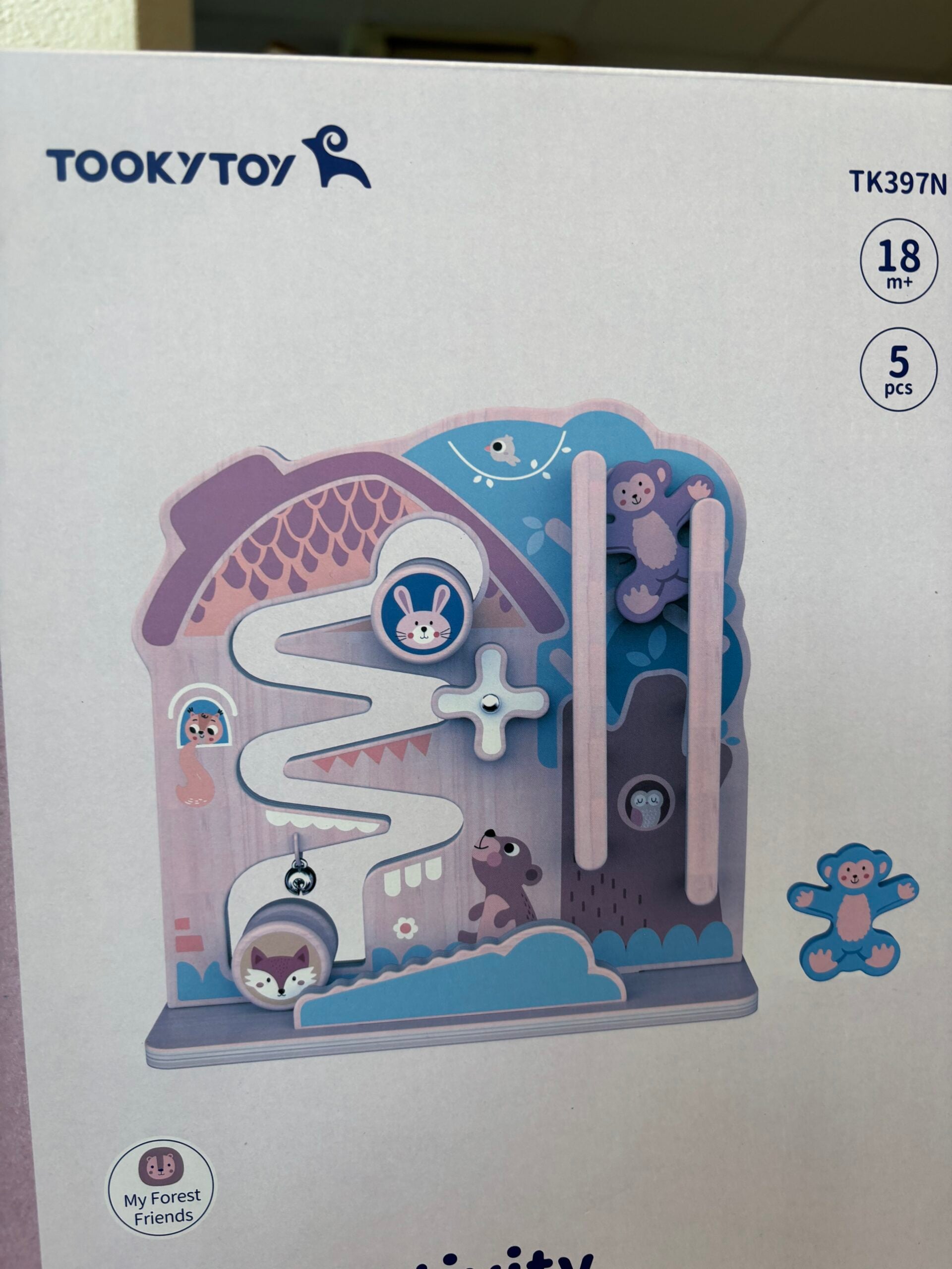 Outlet: Drvena igračka Tooky Toy drveni labirint Moji šumski prijatelji 272215