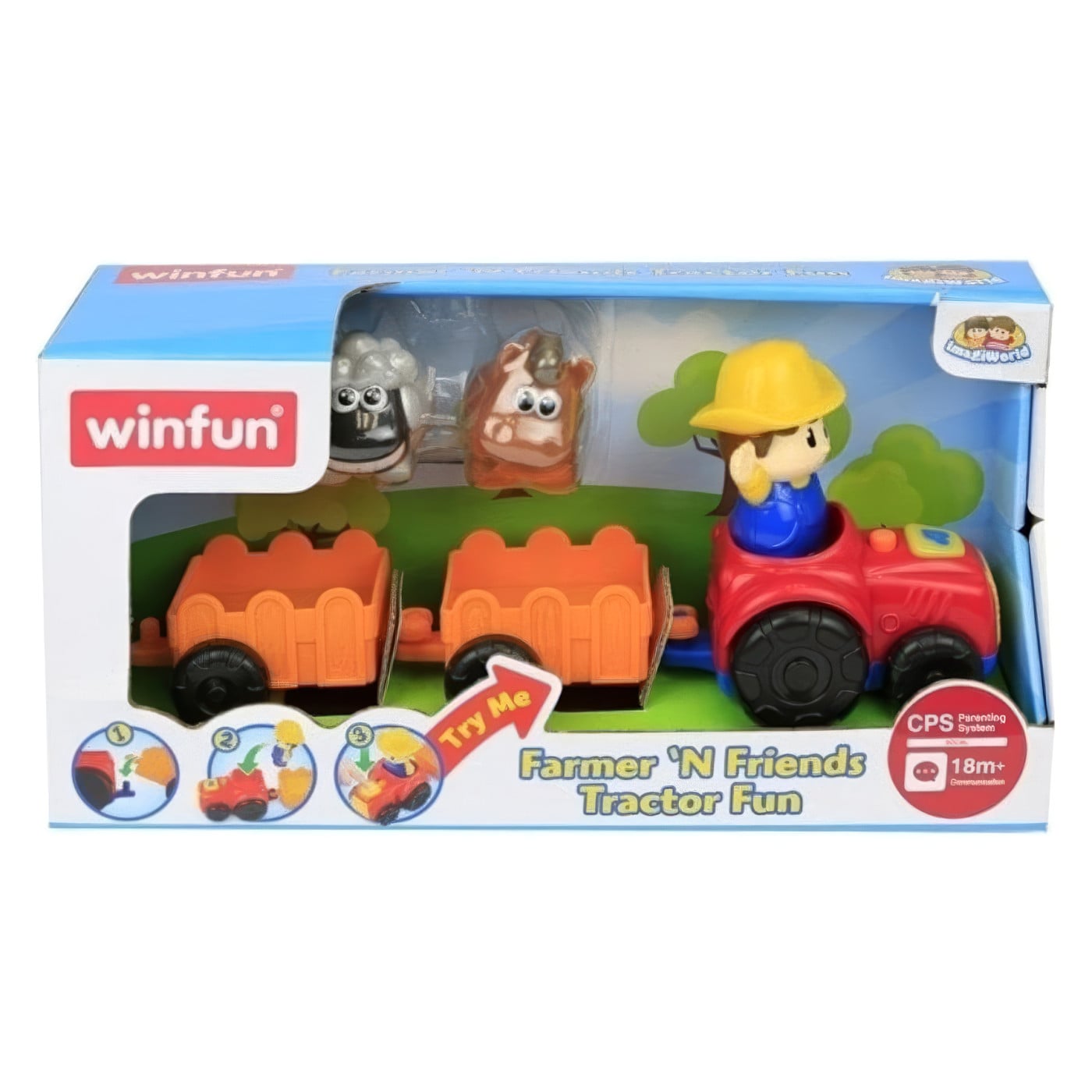 Igračka Winfun traktor Farmer i prijatelji - Image 3