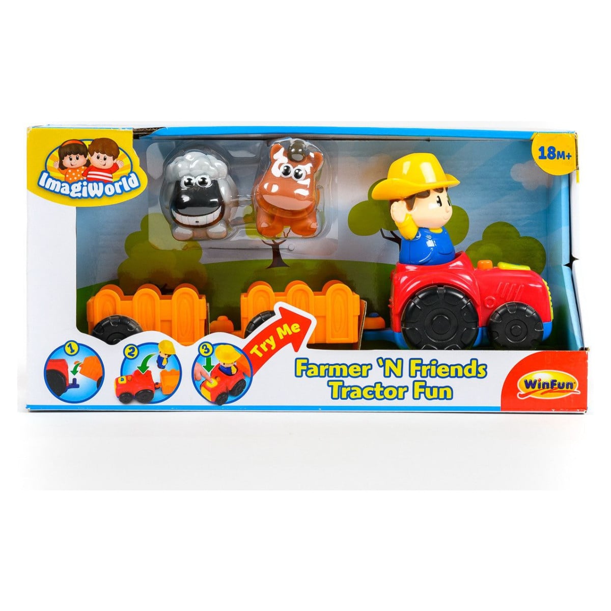 Igračka Winfun traktor Farmer i prijatelji - Image 4