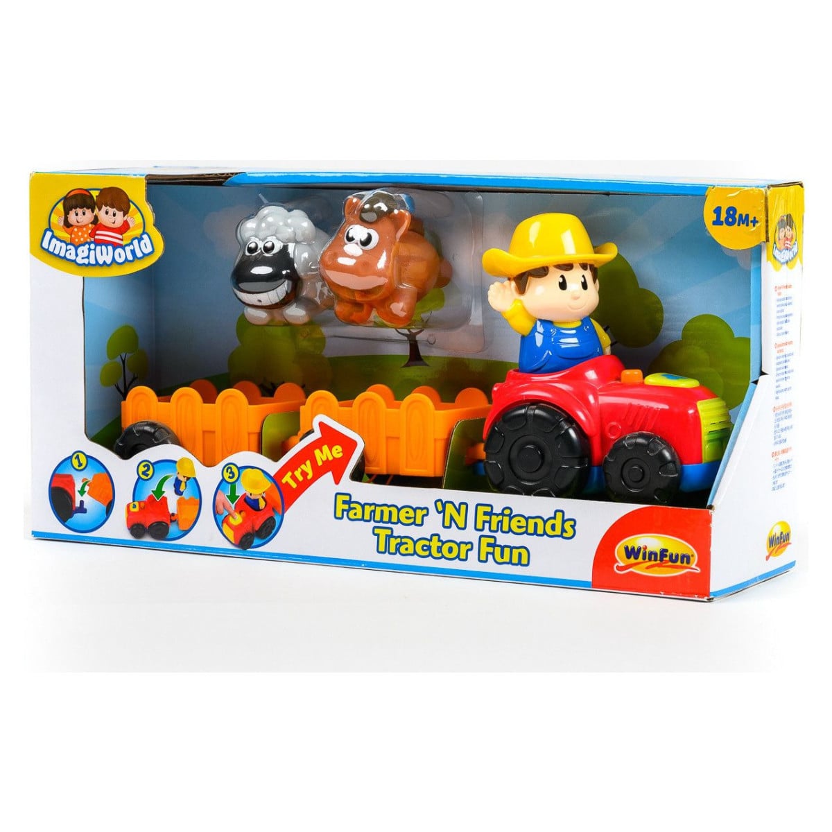 Igračka Winfun traktor Farmer i prijatelji - Image 5