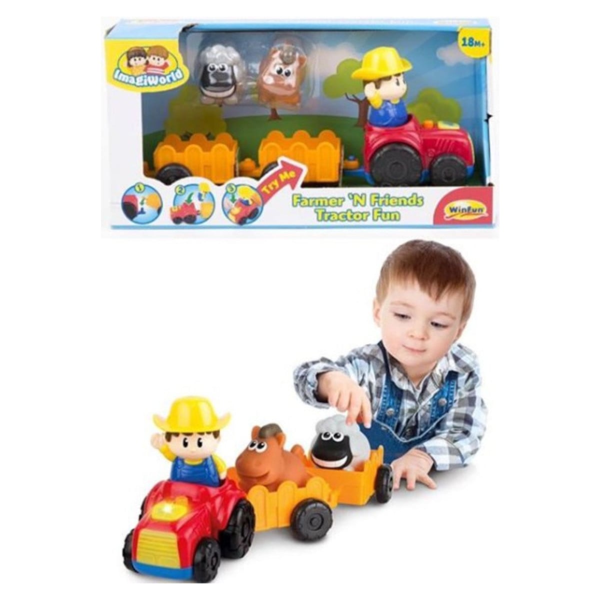 Igračka Winfun traktor Farmer i prijatelji - Image 8