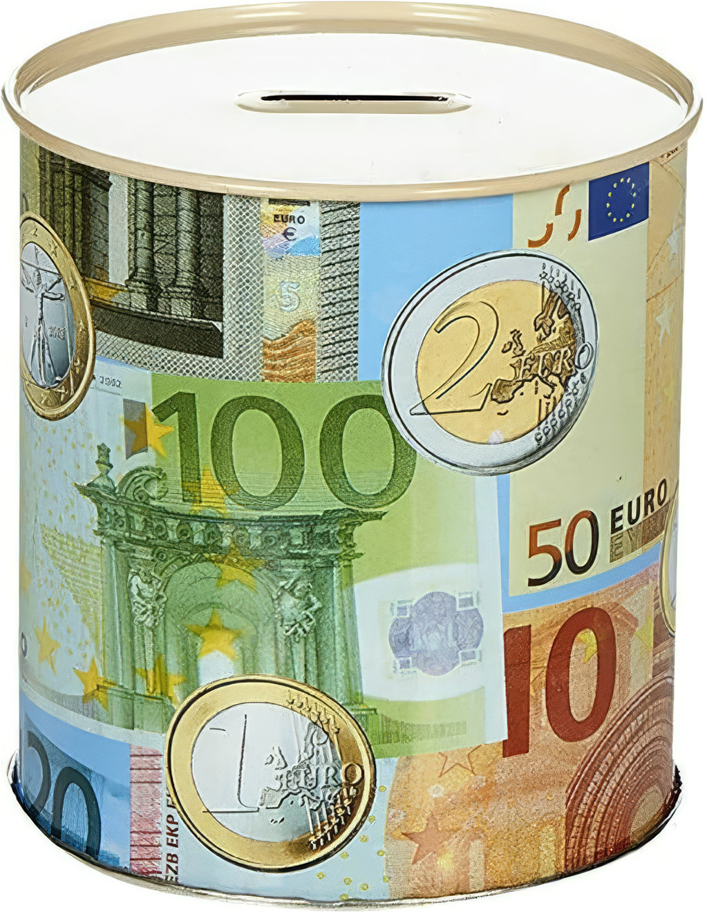 Kasica Metalna Euro 11x13cm 0108