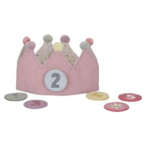Kruna Little Dutch rođendanska s brojevima pink - Image 1