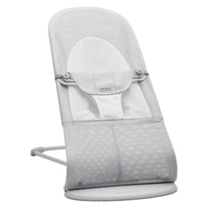 Ležaljka Babybjörn Balance Soft Mesh silver/white 005129 - Image 1
