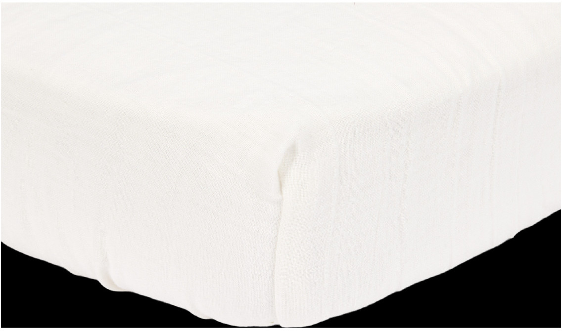 Little Dutch Posteljina Muslin Soft White 60x120 Te10693029
