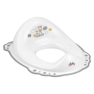 Maltex Nastavak Za Wc Školjku Zebra 2-dijelni Bijelo-sivi - Image 1