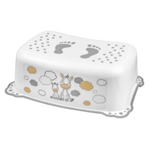 Maltex Stepenica Za Wc Zebra 2-dijelna Bijelo-siva - Image 1