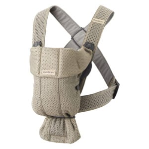 Nosiljka Babybjörn Mini 3D Mesh gray beige 021002 - Image 1