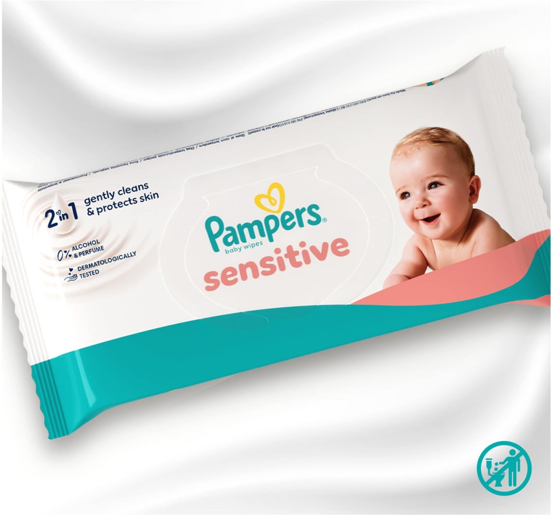 Pampers Vl.mar.sensitive 4x52