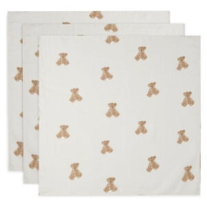 Pelene Jollein pamučne Muslin Teddy Bear 70x70 3 kom - Image 1