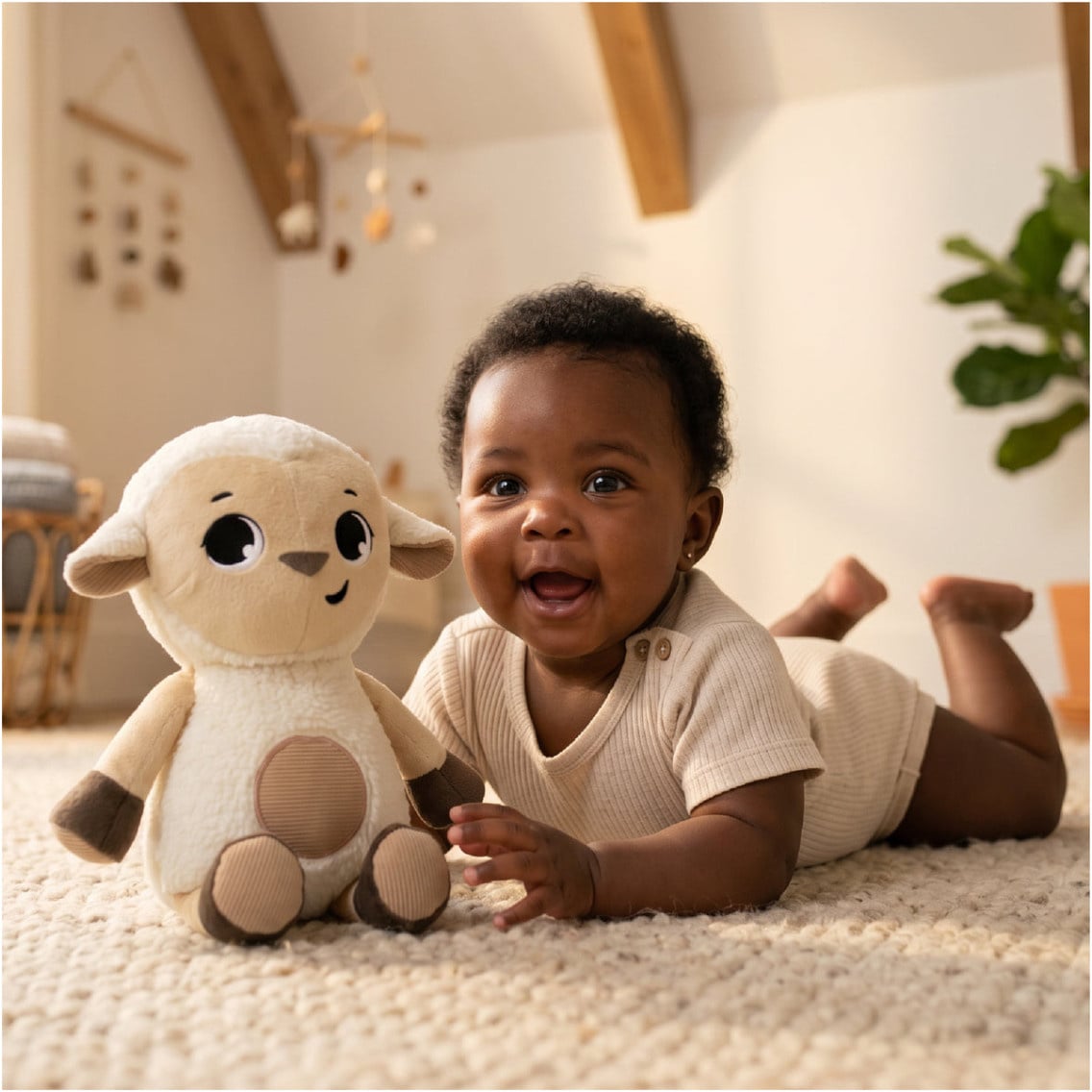 Plišana Ovčica Snuggly Buddy Farm 3333131061
