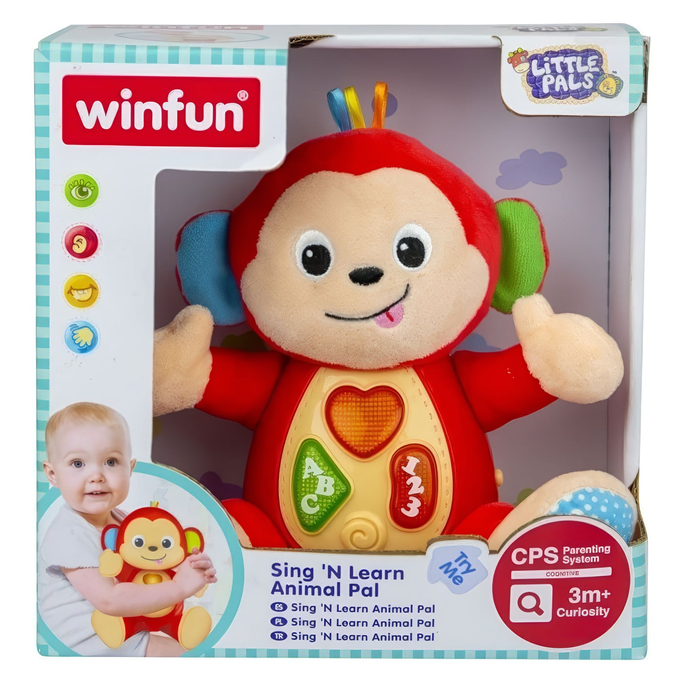 Plišana igračka Winfun plišani majmunčić Sing 'N Learn With Me - Image 4