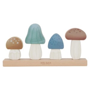 Puzzle Little Dutch drvene stacking gljive Forest Friends - Image 1
