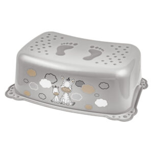 Stepenica za WC Maltex Zebra 2-dijelna siva - Image 1