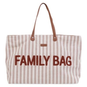 Torba Childhome Family Bag Stripes nude/terracotta - Image 1