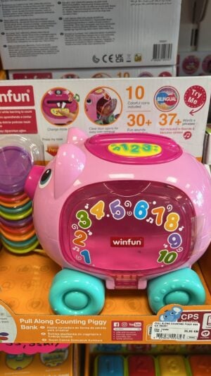 Outlet: Kasica Winfun prasica na povlačenje s brojanjem